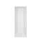 Codel Doors 32" x 96" x 1-3/8" Primed 1-Panel 2-Step Interior Shaker 7-1/4" RH Prehung Door w/Brshd Chrome Hngs 2880pri8491RH26D714 - alternate 1